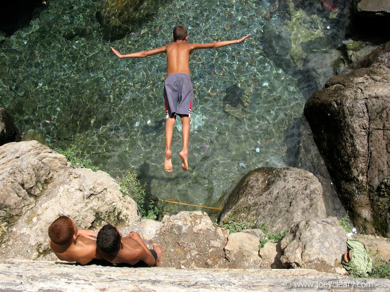 Diving child - Morocco 2010
